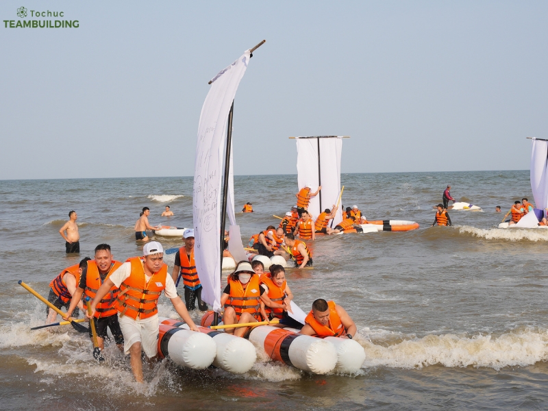 Hải trình gắn kết là concept team building mô phỏng chuyến hải trình trên biển