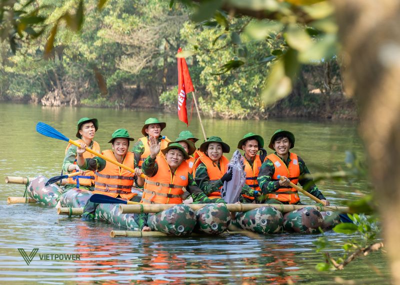 Hoạt động này cần sự đồng lòng của cả đội để di chuyển đích nhanh nhất