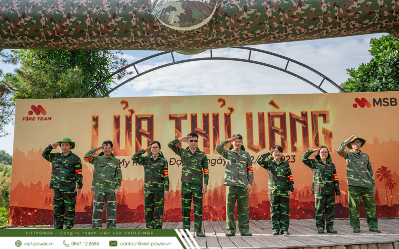 VietPower là một trong những đơn vị đi đầu về tổ chức team building quân đội
