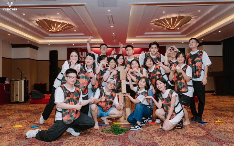 Team building trong nhà giúp hoạt động không bị ảnh hưởng bởi thời tiết