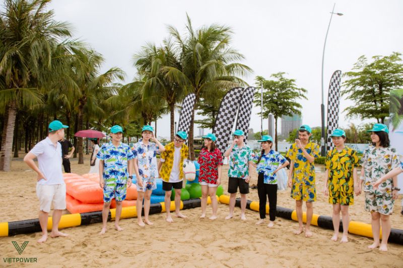 Quy trình đặt áo team building đi biển