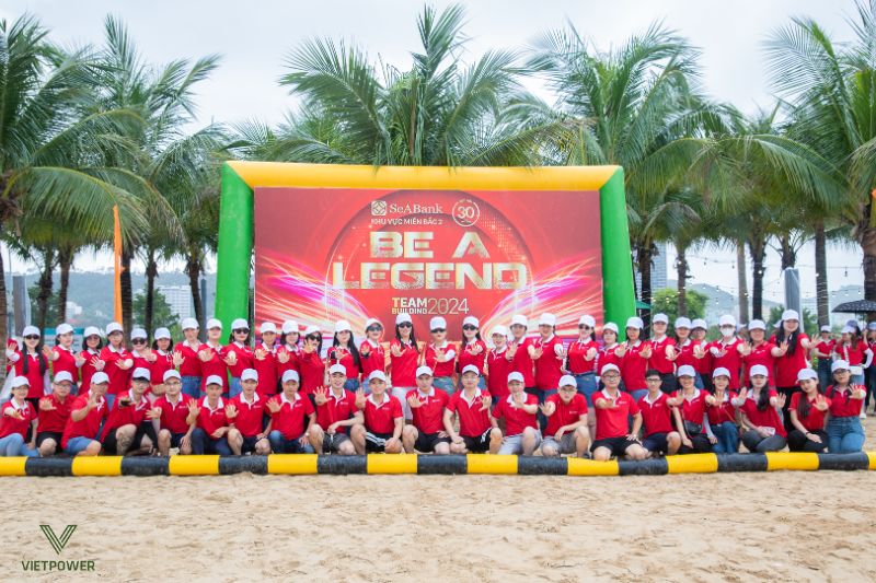 Đồng phục team building đi biển nổi bật