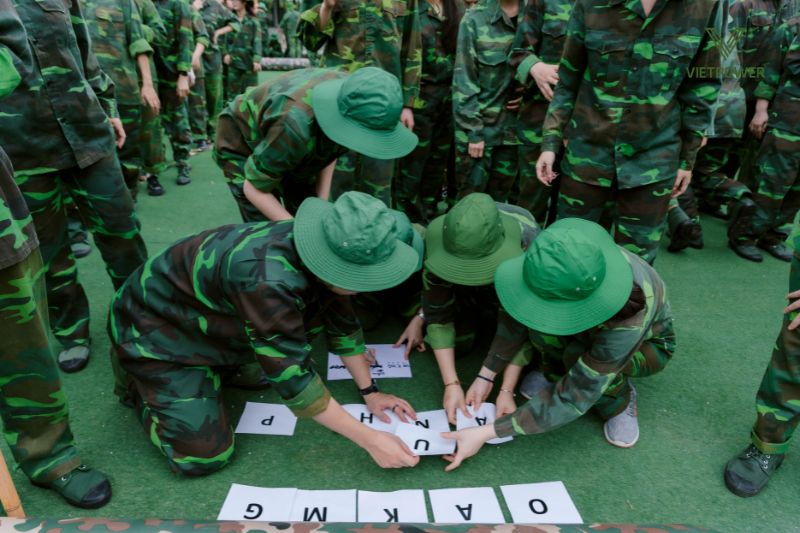 giải cứu đồng đội - mật danh đen - trò chơi team building quân đội