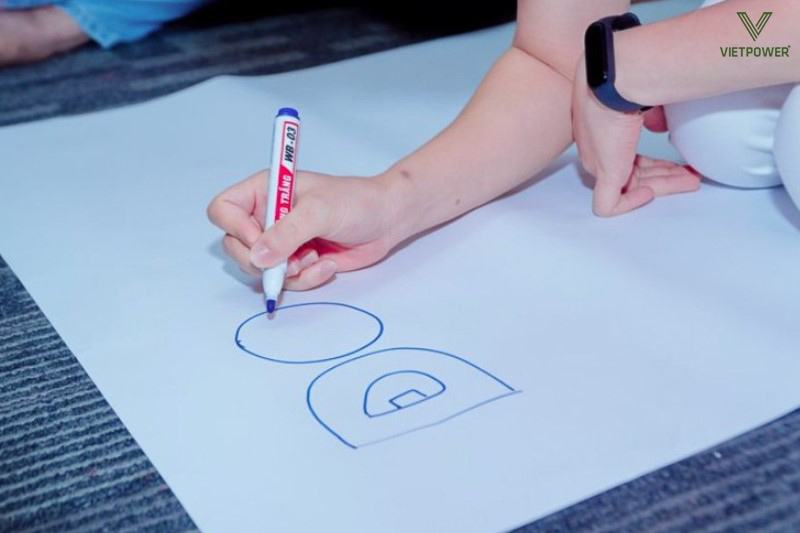 Vẽ tiếp sức là trò chơi phát huy khả năng sáng tạo và giao tiếp trong nhóm Vẽ tiếp sức là trò chơi phát huy khả năng sáng tạo và giao tiếp trong nhóm