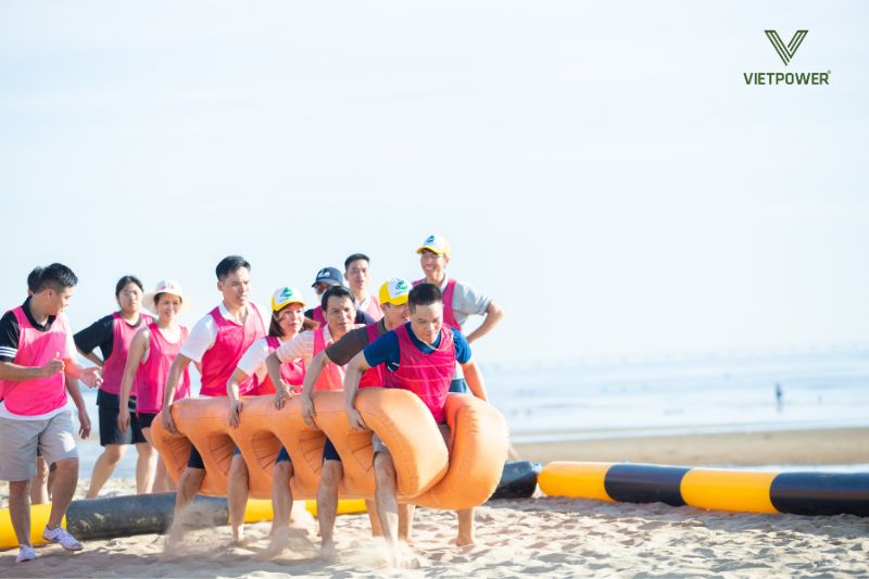 trò chơi đi hia - tổ chức team building 1 ngày