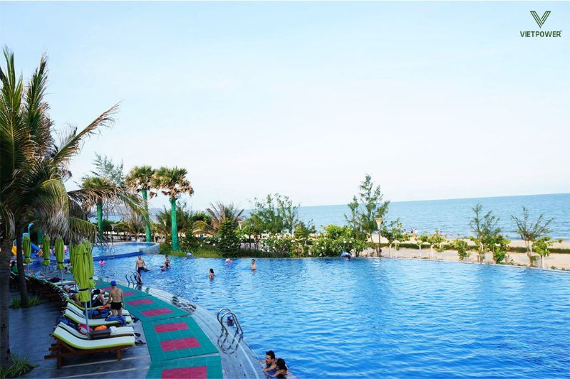 Cảnh quan đẹp, khuôn viên rộng, phù hợp tổ chức team building ngoài trời