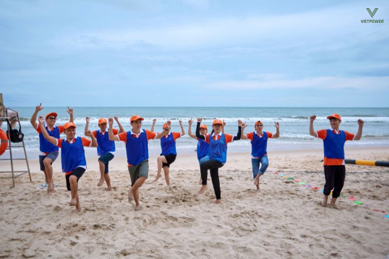 Hình phạt đứng trên một chân dễ thực hiện