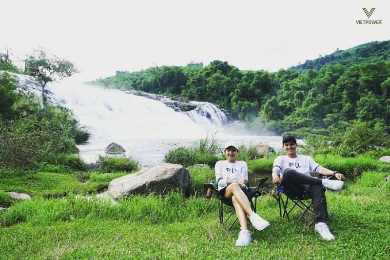 Dựng lều trại và tận hưởng không khí trong lành của Thác Xao Va