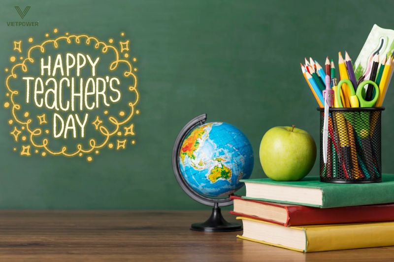 Gửi ngàn lời yêu thương đến thầy cô là chủ đề mềm mại, nhẹ nhàng và đầy cảm xúc