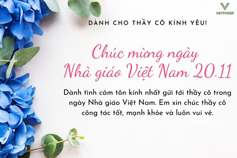 Lời tri ân thầy cô ngắn gọn 20/11 dành cho cựu học sinh Lời tri ân thầy cô ngắn gọn 20/11 dành cho cựu học sinh