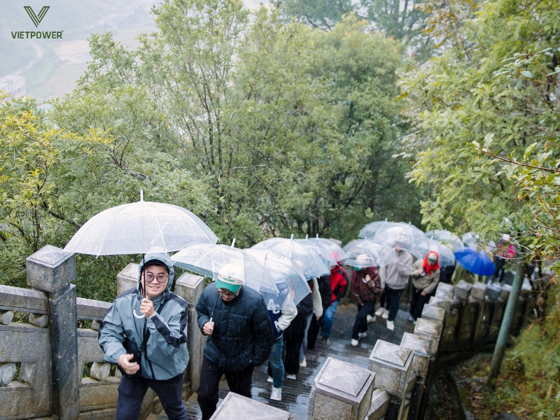 Trekking hoặc đi bộ nhẹ nhàng trong không gian thiên nhiên giúp nhân viên thư giãn