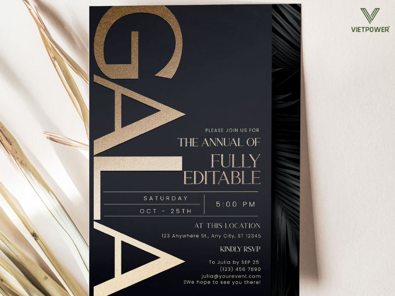 Các gam màu sang trọng dẫn đầu xu hướng 2025 bao gồm đen – vàng kim