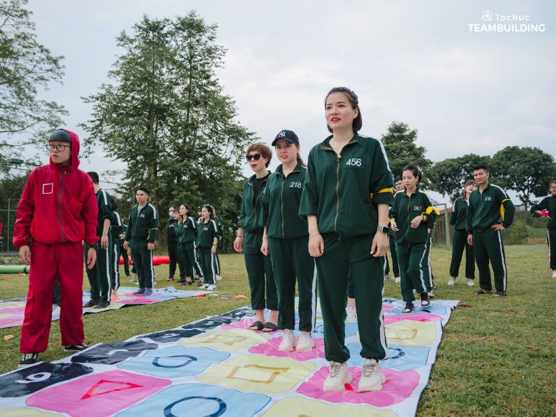 Tổ chức team building Squid Game