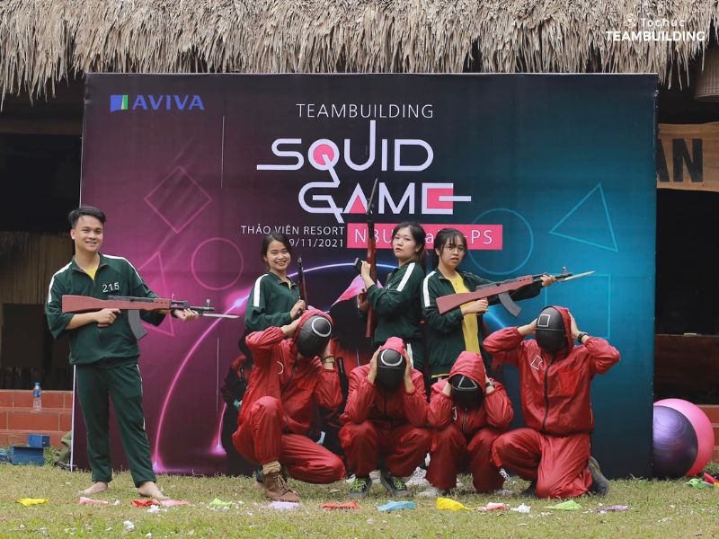 Tổ chức team building Squid Game