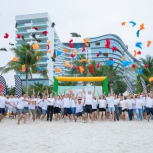 Tổ chức team building Đồi Rồng