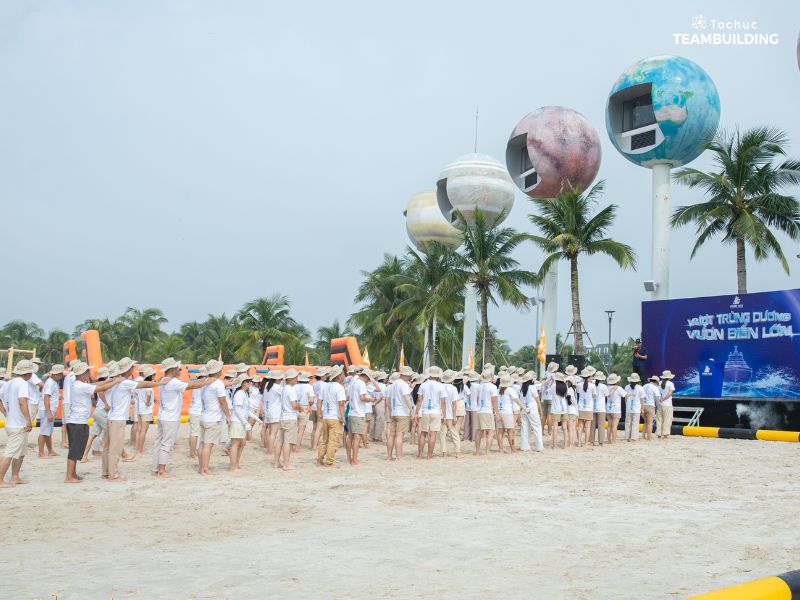 Tổ chức team building Đồi Rồng