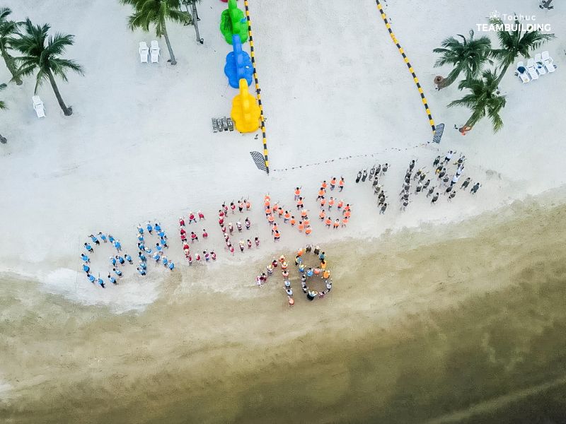 Tổ chức team building Đồi Rồng